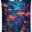 Emily gift Enchanted Forest Throw Blanket - Magical Mushroom Pathway - Mystical Woods Decor - Fantasy Home Accessory - Perfect for Dreamers