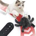 Cat Toys Interactive Remote Control Cat Toy Horror Spider Moving Cat Toy 2 Modes Interactive Cat Toys for Indoor Cats with 3 Speeds
