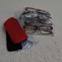 NORPERWIS Reading Glasses 5 Pairs Quality Readers Spring Hinge Glasses for Reading for Men and Women (5 Pack Mix Color -2, 2.50)