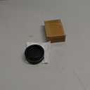 Semetall Shower Glass Door Sliding Knob Aluminum Alloy Back-to-Back Shower Glass Door Pull Knob Round Back-to-Back Handle Pull Handles for Replacement Groove Glass Door(Black,40mm Inner Diameter)