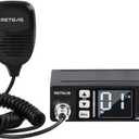Retevis MB3 AM/FM CB Radio Dual-Mode, Public Address (PA) Function, Automatic Noise Limiter, 40-Channel Fixed-Mount, Easy to Operate, Long Range CB with External Speaker Jack for Truckers Emergency