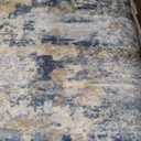 pmtsns Area Rugs 5x7 for Living Room: Washable Rug Modern Abstract Neutral Soft Non-Slip Low-Pile Indoor Carpet for Bedroom Dining Room Playroom Home Office (Blue Grey Brown, 5'x7')