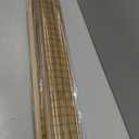 LazBlinds No Tools No Drill Cordless Bamboo Roman Shades, Light Filtering Window Treatment, Roll Up Bamboo Blinds for Windows 30'' W x 48'' H, Eastfield Teak