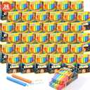 Toidgy 432 Count Mini Chalk Set for Kids (36 Boxes), Nontoxic Sidewalk Chalk Bulk for Kids, Sidewalk Chalks Party Favors for Boys and Girls, Art Classroom Prizes Supplies, Goodie Bag Fillers