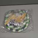 Puraikcmi 150Pcs Golf Party Supplies Paper Plates and Toothpicks Serve 25 Disposable Tableware Set for Birthday Party Decorations Game Day Family School Holiday Sports Events