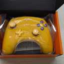 PXN 9607X Wireless Switch Controller,switch Pro Controller Gamepad Joystick Support NFC/Amibo/Turbo Screenshot/Gyrox Axis and Dual Vibration,Switch controller for N-Switch/Lite/OLED (Yellow)