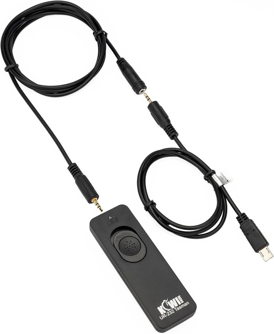 Kiwifotos Remote Control Shutter Release Cord for Sony A6000 A6100 A6600 A6500 A6400 A6300 A7IV A7III A7II A7 A7R V IV A7R III II A7S III II A1 II A9 II III ZV-1 RX100 VII VI VA V III RX10 IV & More