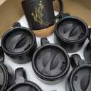 Jingmore 10 Pcs Bible Verse Coffee Mugs Cork Base, Tree, English Quote, 15oz