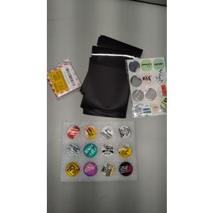 Hyper-Sticky Round Magnets with Adhesive Backing - 45pcs 0.8"x0.08" Strong Magnetic Dots for Whiteboard + Super Cute Fridge & Locker Magnets – 12 Glass Magnets with Vibrant Colors – Strong Hold for Photos + Magnet Paper for Picture