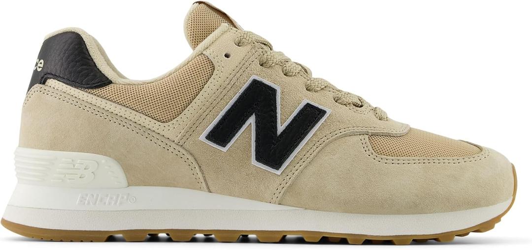 New Balance Unisex-Adult U574v1 Sneaker (11 Women/9.5 Men, Incense/Black)