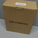 GenSwin Glass Flameless Candles with Remote Battery Operated Flickering LED Pillar Candles Real Wax 3D Wick for Wedding Festival Home Decoration (Gray, Pack of 3)