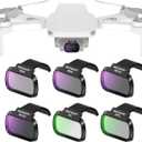 NEEWER 6 Pack ND Filter Set Compatible with DJI Mini 4K/2/Mavic/SE/2 SE, Drone Lens Accessories, Snap On CPL UV Neutral Density Filters ND4/ND8/ND16/ND32, Multi Coated HD Glass Gimbal Safe, FL-B31