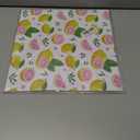 24 Sheets Lemon Scrapbook Paper 11.8 x 11.8 Inch Lemonade Pattern Paper Double-Sided Yellow Pink Lemonade Theme Craft Papers for Craft Card Making, Photo Album Background, 12 Unique Designs