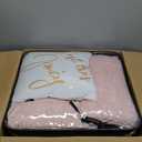 Juicy Couture  Comforter Set, Cabana Stripe Design, Twin Bedding, 5 Piece Set Includes 1 Comforter, 1 Sham and 3 Decorative Pillows, 100% Microfiber Polyester, Wrinkle Resistant