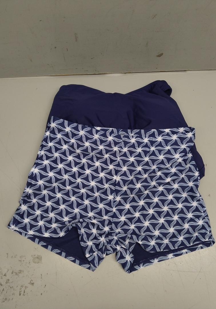 Tankini Swimsuit Woman Tankinis Woman Swimsuit Woman Tankini 2 Pieces Large Size Tankini Woman Sexy Tankini Swimsuit Woman Tankini Large Size Women Tankini Long Tankini (A-Blue, XL)