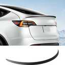 BASENOR Spoiler for Tesla Model Y Rear Spoiler Wing ABS Material OEM Rear Trunk Lip Model Y Accessories Matte Black Proprietary Design Custom Fit 2020-2024