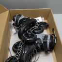 Adults Roller Blades for Women & Men, Inline Skates High Professional Roller Blade for Teens, Fitness & Recreation Racing Skates, Black & Gray, Size 6.5-10.5