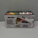 Mueller Pro-Series All-in-One, 12 Blade Mandoline Slicer for Kitchen, Food Chopper, Vegetable Slicer and Spiralizer, Cutter, Dicer, Grater, Kitchen Gadgets Sets with Container, White Sand/Gray
