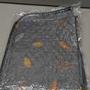 Sunheir Washable Pee Pads for Dogs , Thick Heavy Absorbency Reusable, Prevent Leakage, Waterproof , Non-Slip Pee Pads for Puppy Playpen, Crate, Whelping Box, Potty Training, Grey, 2 packs (Leaves - Deep Grey)