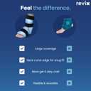 REVIX Ankle Ice Pack Wrap for Foot Pain Relief and Feet Injuries, Reusable Gel Ice Cold Packs for Achilles Tendonitis, Plantar Fasciitis, Sprained Ankles and Heels