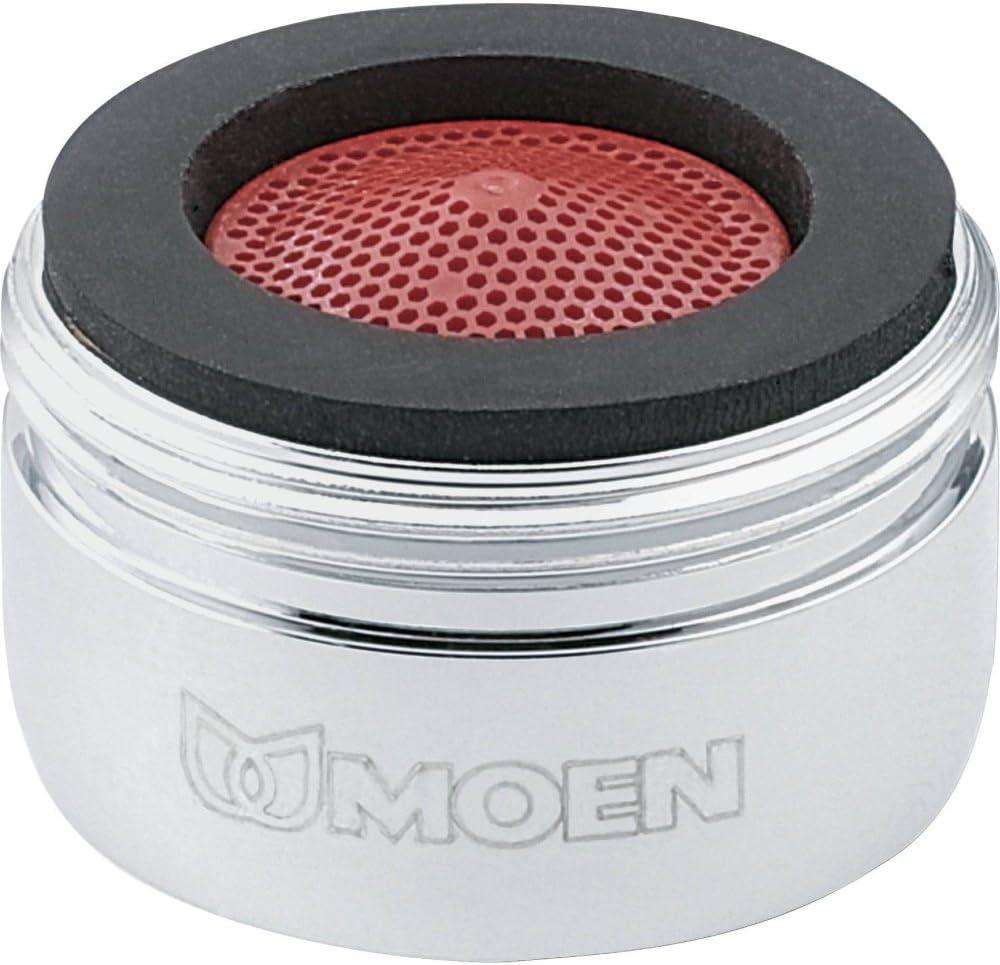 Moen 3919 2.2 GPM Male Thread Kitchen Faucet Aerator, Chrome