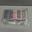 New Premium German Stainless Dental Autoclave Sterilization Cassette Rack Box Tray for 7 Instruments Pink