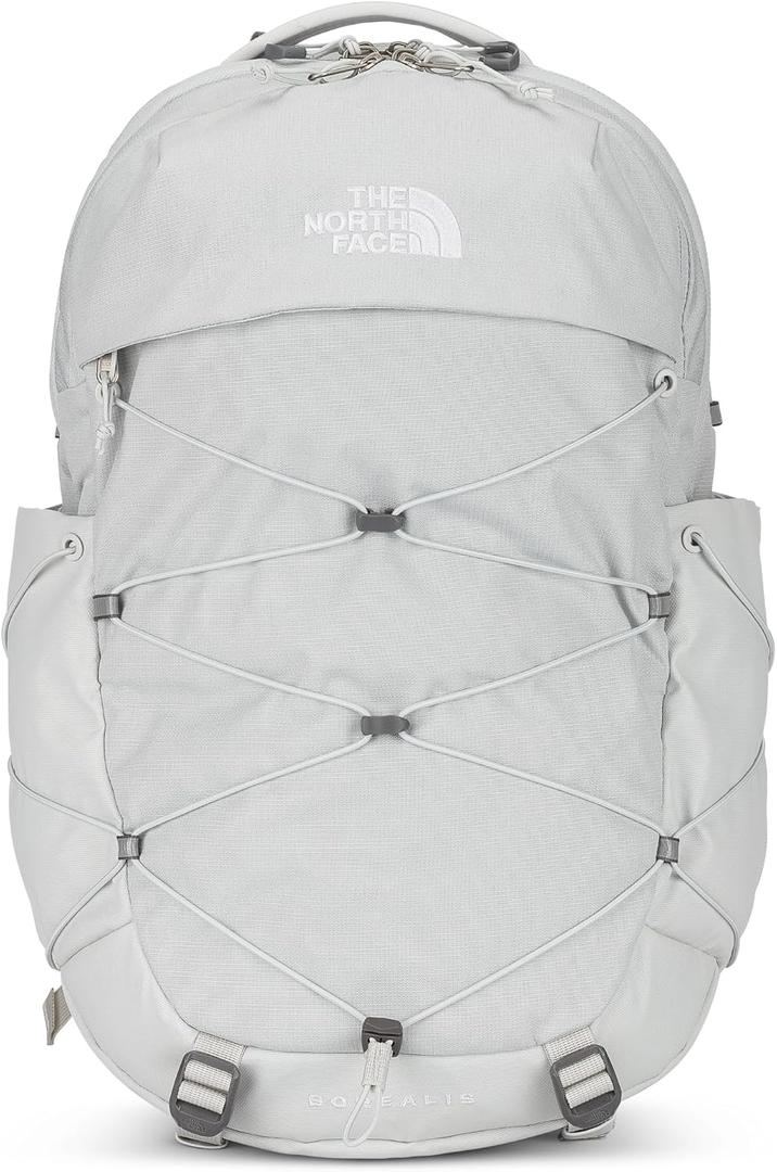 The North Face Women's Borealis Commuter Laptop Backpack - Everyday Travel Bag, Laptop Sleeve, Reflective Details, Tin Grey Dark Heather, One Size