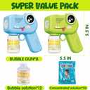 8-Pack Bubble Gun,Automatic Dinosaur Bubble Machine Blower for Kids Summer Indoor Outdoor Toys Birthday Wedding Party Gift