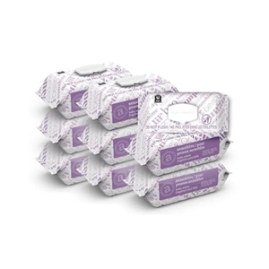 Amazon Elements Baby Wipes, Sensitive, 810 Count, Flip-Top Packs, Pack of 9