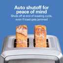 Hamilton Beach 2 Slice Toaster with Extra-Wide Slots, Bagel Setting, Toast Boost, Slide-Out Crumb Tray, Auto-Shutoff & Cancel Button, Defrost Function, Stainless Steel (22794)