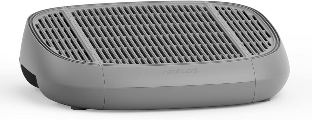 Neakasa Cat Pedal Step Stool with Filter Function, Easy to Clean Litter Tray for M1 Open Top Self-Cleaning Cat Litter Box (Grey)