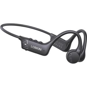 LOBKIN Bone Conduction Headphones, Open Ear Headphones Bluetooth 6.0 Wireless with Mic, 10H Playtime, X28 Waterproof Sports Earphones for Running, Gym Workout, Ski, Cycling