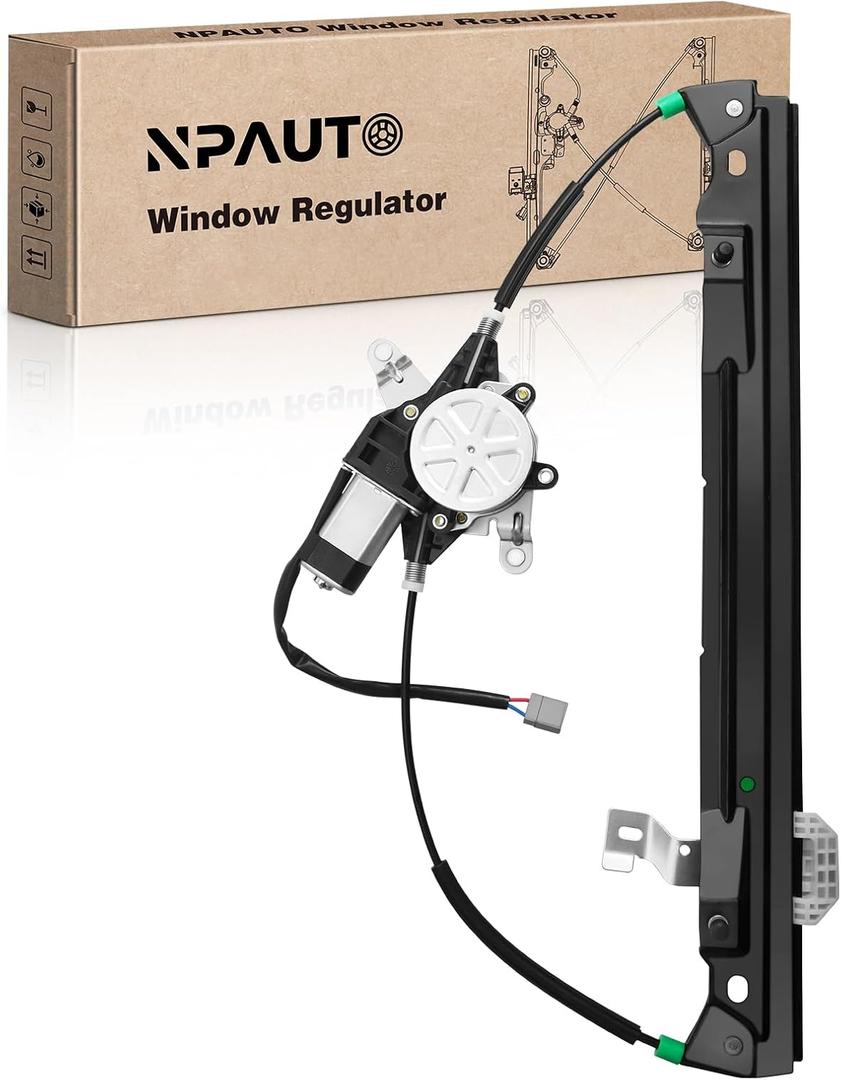 Rear Driver Side Power Window Regulator w/Motor Replacement for 2002-2010 Ford Explorer, 2007-10 Ford Explorer Sport Trac, 2002-10 Mercury Mountaineer, 2003 2004 2005 Lincoln Aviator, Left, 748-506