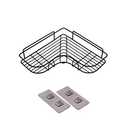 Bathroom Corner Shelf Shower Rack, Non-Hole Shower Rack Storage Racks and Shelves (Black)