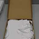 Colarr 12 Pack Baskets for Gifts Empty Bulk Kraft Empty Gift Basket Kit with Handle Wrap Bag Bow DIY Cardboard Market Tray to Fill for Easter Wedding Graduation Party, 9.8" x 6.5" x 4.3"(White)