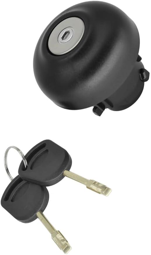 Fuel Gas Cap with Keys, 1pc 9C119K163AA, 2006-2018 Compatible with Ford Transit MK7