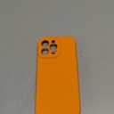 LOVE 3000 Designed for iPhone 16 Pro Max Case, Premium Silicone with [Soft Anti-Scratch Microfiber Lining] Shockproof Protective Phone Case for Men Women Girls 6.9", Bright Orange