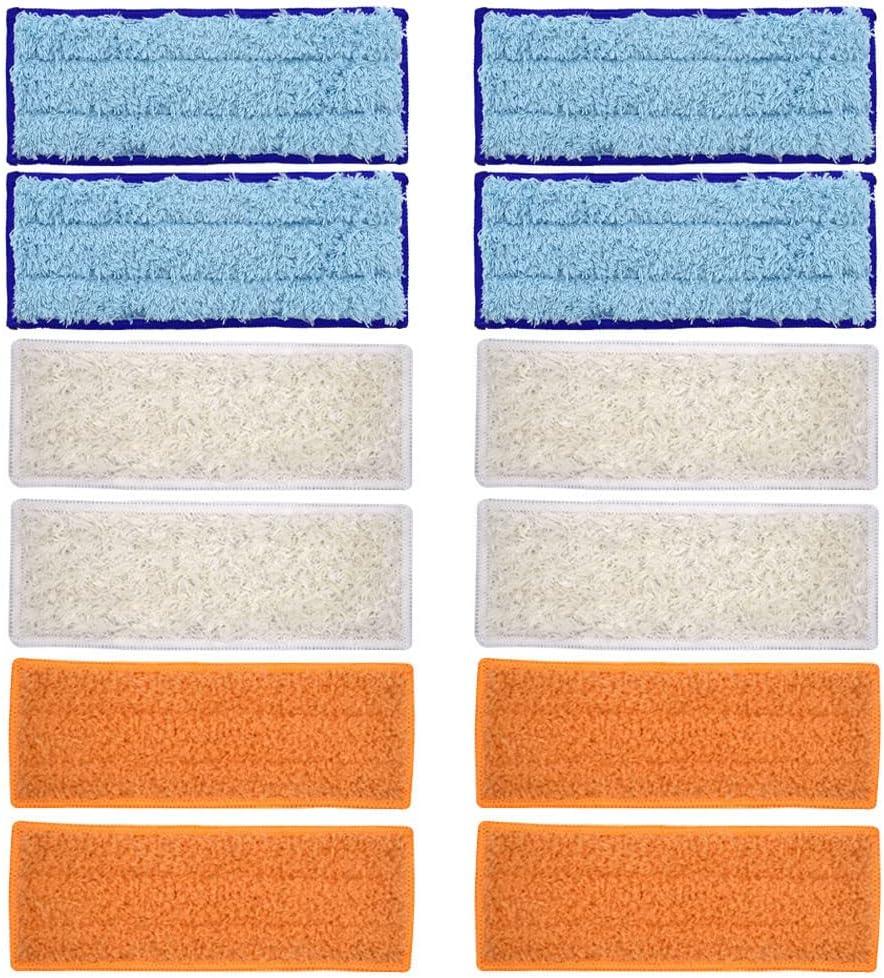Neutop Mop Pads Compatible with iRobot Braava Jet 200 Series 240 241 244 245 250 Robot Mops, Washable and Reusable, 4 Wet 4 Dry 4 Damp.