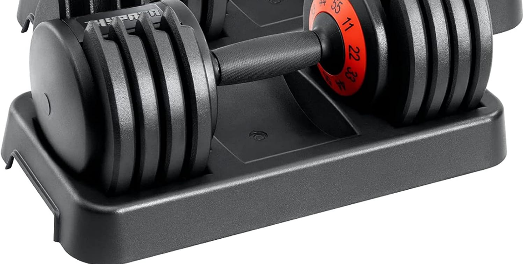 25/55 lbs Adjustable Dumbbell Set, Adjust Dumbbell Weight for Exercises Pair Dumbbells for Men and Women in Home