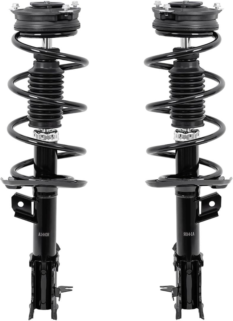 KUIPERAUTO Front Complete Spring Assembly Shocks Strut Compatible for 2012-2013 Nissan Rogue, 2014-2015 Rogue Select, 172898/172897 - Set of 2