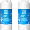 AQUA CREST EDR1RXD1 Replacement for W10295370A, Everydrop® Filter 1, EDR1RXD1B, P8RFWB2L, P4RFWB, Kenmore® 46-9081, 46-9930, Refrigerator Water Filter, 2 Filters