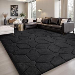  Sour Lemon 5x7 Area Rugs for Living Room, Soft Large Area Rug Fluffy Grey Rugs for Bedroom，Machine Washable Area Rug Non Slip Carpet Rug for Living Room Playroom Kids Room Home Decor