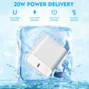 Upgraded Apple Watch Charger, 2 in 1 USB C Magnetic iWatch Charger Cord Fast Charging Lightning Cable 6FT with Type C Wall Plug Block for Apple Watch Series 10/Ultra/9/8/7/6/SE/5/4, iPhone 14/13/12/11