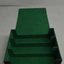 1800+ Trading Card Storage Box, Magnetic Closure Toploaders Storage Box Hold 600+ 35PT 3"x4" Standard Toploaders, PU Leather Card Deck Boxes Fit for MTG,Sport Cards,Game Cards (Black&Dark Green)