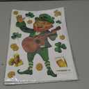 119PCS St Patricks Day Window Clings,Reusable St Patricks Day Decorations,Double Sided Green Shamrock Window Clings,Irish Static Saint Patrick's Stickers for Glass,St Patricks Day Decor(8 Sheets)
