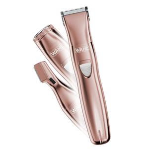 Wahl Pure Confidence Rechargeable Electric Razor, Trimmer, Shaver, & Groomer for Women with 3 Interchangeable Heads - Model 9865-2901V (4.2 Ounce, Pink)