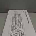 Wireless Keyboard and Mouse Combo, Full Size Silent Ergonomic Keyboard and Mouse, Long Battery Life, Optical Mouse, 2.4G Lag-Free Cordless Mice Keyboard for Computer, Mac, Laptop, PC, Windows(White)