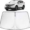 ZATOTOO Windshield Sun Shade for 2017-2022 Honda CR-V Car Window Shades for Front Windshield Ultra-bright Reflective Sun Shade for Car Windshield, Front Window Sun Shade Blocks UV Rays Reduce the Heat