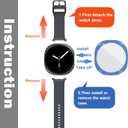 [12 Pack] Watch Screen Protector for Galaxy Watch8 40mm, Soft TPU Watch Case Protective Cover for Samsung Galaxy Watch8 40MM(SM-L320)
