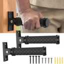 Flip Up Grab Bars for Wall, Home Safety Grab Bars for Seniors, Elderly, Disabled, Non-Slip Assist Hand Rails Grab Handles for Wall, Doorway, Stairs(2 Pack)